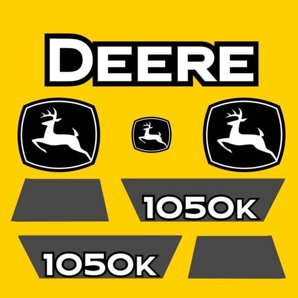 Fits 1050K John Deere Crawler Dozer Replacement Decals