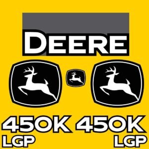 Fits 450K LGP (2021+) John Deere Crawler Dozer Replacement Decals