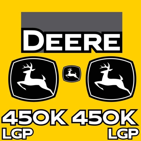 Fits 450K LGP (2021+) John Deere Crawler Dozer Replacement Decals