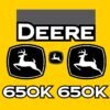 Fits 650K (2021+) John Deere Crawler Dozer Replacement Decals