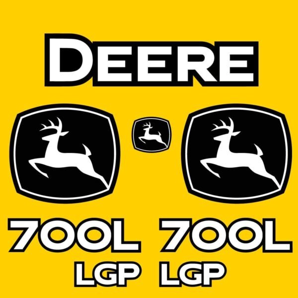 Fits 700L LGP John Deere Crawler Dozer Replacement Decals