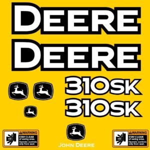 Fits 310SK John Deere Backhoe Loader Replacement Decals