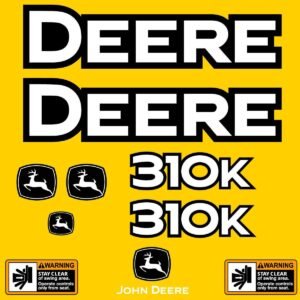 Fits 310K John Deere Backhoe Loader Replacement Decals