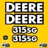 Fits 315SG (Pre 2004) John Deere Backhoe Loader Replacement Decals