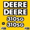 Fits 310SG (Pre 2004) John Deere Backhoe Loader Replacement Decals