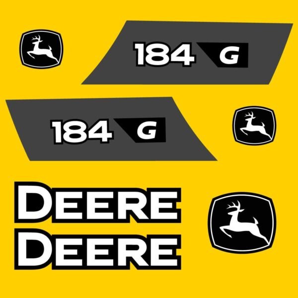 Fits 184G John Deere Wheel Loader Replacement Decals