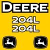Fits 204L John Deere Wheel Loader Replacement Decals