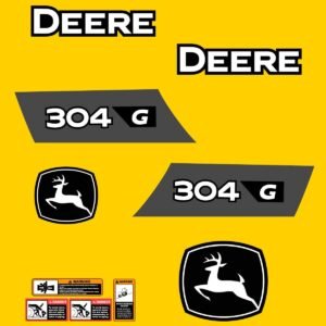 Fits 304G John Deere Wheel Loader Replacement Decals