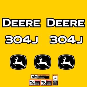 Fits 304J John Deere Wheel Loader Replacement Decals