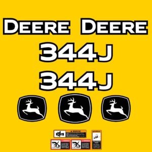 Fits 344J John Deere Wheel Loader Replacement Decals