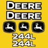 Fits 244L John Deere Wheel Loader Replacement Decals