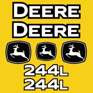 Fits 244L John Deere Wheel Loader Replacement Decals