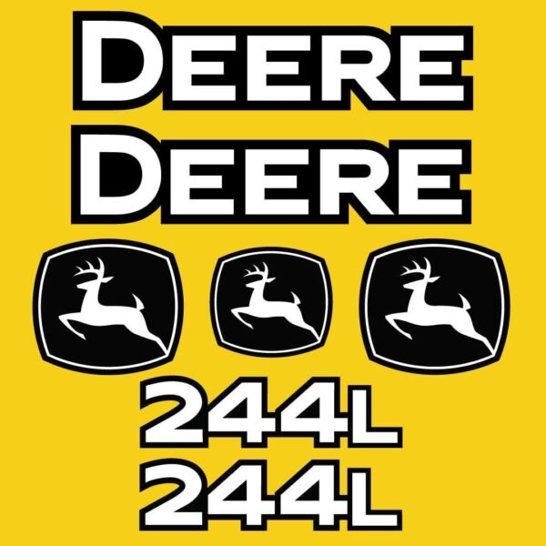 Fits 244L John Deere Wheel Loader Replacement Decals