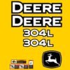 Fits 304L (2021+) John Deere Wheel Loader Replacement Decals
