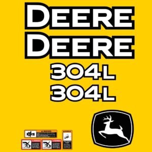 Fits 304L (2021+) John Deere Wheel Loader Replacement Decals