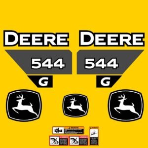 Fits 544G John Deere Wheel Loader Replacement Decals
