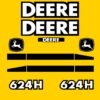 Fits 624H John Deere Wheel Loader Replacement Decals