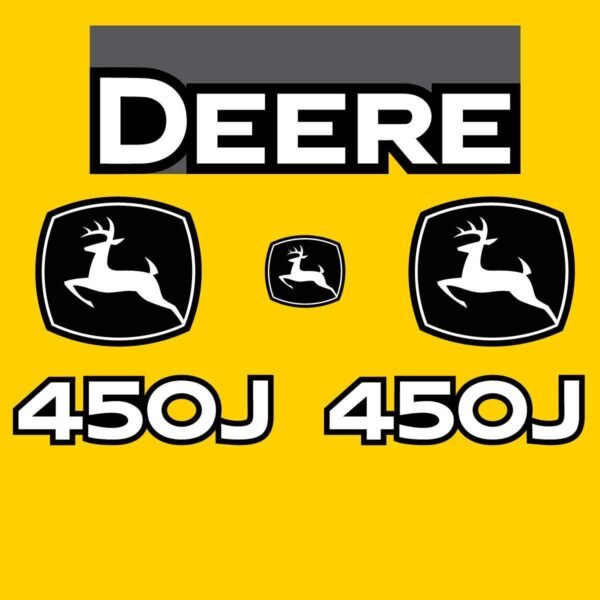 Fits 450J John Deere Crawler Dozer Replacement Decals