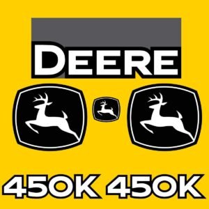 Fits 450K (2021+) John Deere Crawler Dozer Replacement Decals