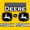 Fits 550K (2021+) John Deere Crawler Dozer Replacement Decals