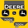 Fits 700K LGP (Pre-2015) John Deere Crawler Dozer Replacement Decals