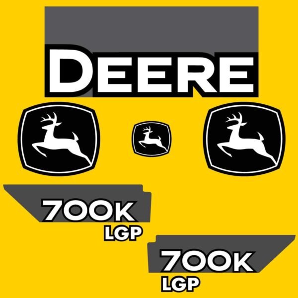 Fits 700K LGP (Pre-2015) John Deere Crawler Dozer Replacement Decals