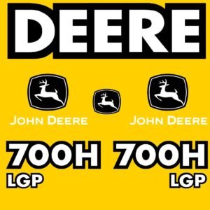 Fits 700H LGP John Deere Crawler Dozer Replacement Decals