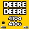 Fits 410G (Pre 2004) John Deere Backhoe Loader Replacement Decals